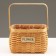 Playfish basket, 18 x 13 x 11/23.5 cm, sequoia