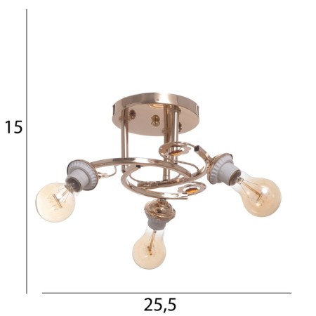 Aryan chandelier BP 3x40W E27 Gold Model: 2800084-8