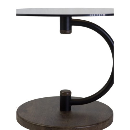 Table Journal Duet 13n, 600x600x470, Black/Oak Marron/Tinted-1