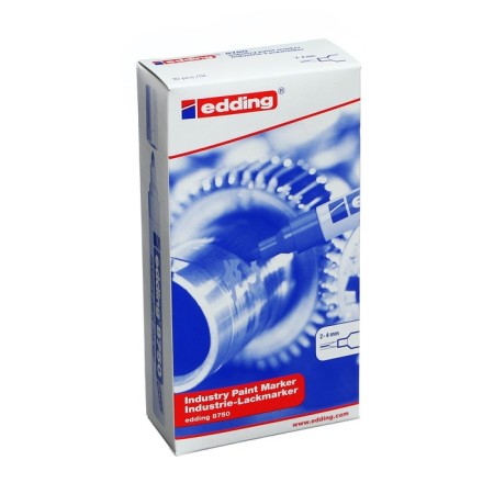 Industrial marker for fat and dusty surfaces Edding Industrial E - 8750/49, 2.0 - 4.0 mm, white-3