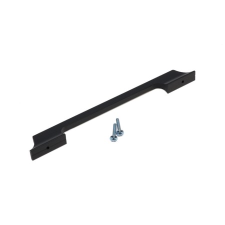 Cappio bracket handle, aluminum, m/o 192 mm, black color with gray insert-5