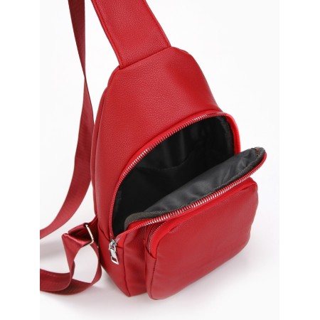 Backpack-sling, 18*5.5*29 cm, lightning department, 1 n/pocket, burgundy-4