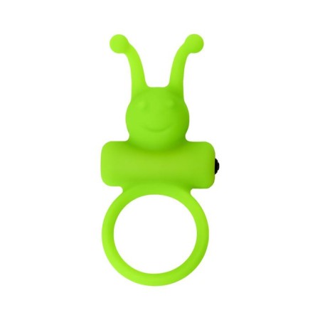 The erection ring on the penis Toyfa A-Toys, silicone, green color, d = 3.1 cm-2