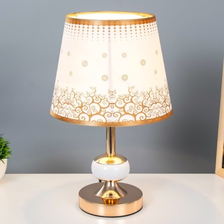 Aryel light lamp E27 40W white-gold 21x21x34 cm Risalux-1