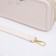 Bag Cross-Bodi with a zipper, white color