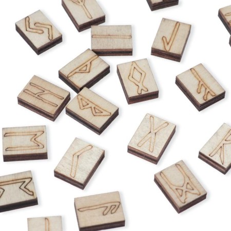 Gadal runes "Classic", 24 runes, bag (12x18 cm), 16+-4