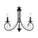 Suspended Ambrella Traditional Modern TR9606, E14, Black Color