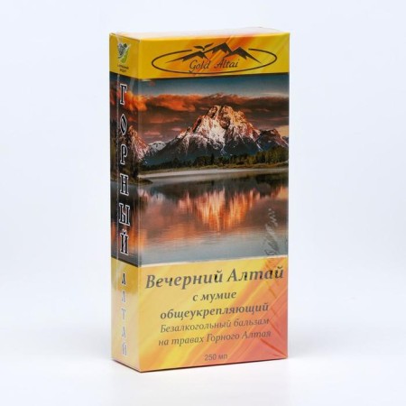 Evening Altai Balsam with mumiyo, a general strengthening, with vitamin deficiency, 250 ml