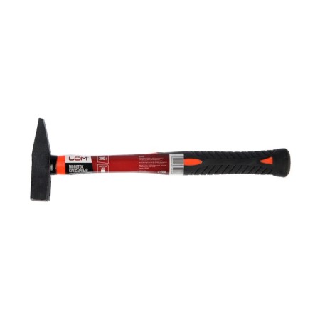 Handmaker Locks, square boiler, Fiberglass rubberized handle, 300 g-1