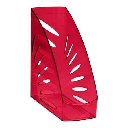 Vertical paper tray, "tropic", tinted, cherry