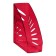 Vertical paper tray, "tropic", tinted, cherry