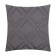 Decorative pillowcase "Ethel" rhombus 42x42 cm, gray