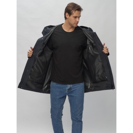 Male jacket-park, size 50, dark blue color-11