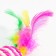 Sizalevaya mouse, 7 cm, pink/white