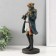 Souvenir Polystone "Cheetah in the Blue Camisole" 12.5x11.5x31 cm