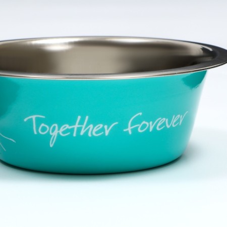 Standard bowl "Together Forever", 350 ml, mint-4