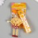 Trick rubber with carbine, strap "Pesik" Hands and Hands stretch 3x4.7x8.8 cm