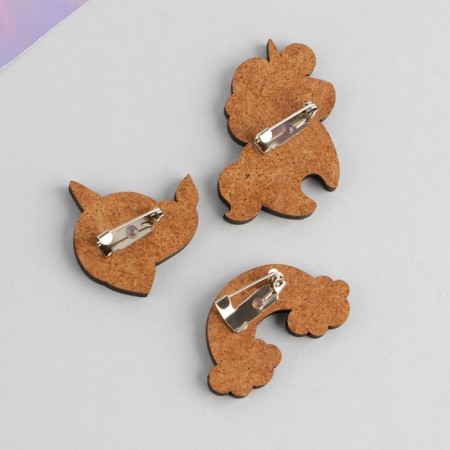 Набор парных значков «Ты чудо», 3 шт., 9,5 х 8,7 см-4