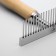 Wood comb-comb with a wooden handle, 13 x 9.5 cm
