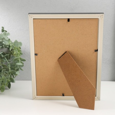 Photo frame plastic 15x20 cm "Green with gold framing" 17x22 cm-3