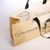 Bag without fastening, beige color