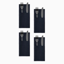 A set of envelopes for the Home Collection Blue -4 pcs., 22x10cm, 100%linen