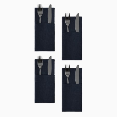 A set of envelopes for the Home Collection Blue -4 pcs., 22x10cm, 100%linen