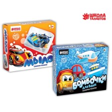 Set for creativity. Bombs for a bath and soap with your own hands 