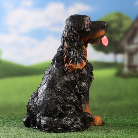 Garden figure "Dog Russian Spaniel" 34x25x26cm-3
