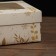 The box is folding, the lid is, with the window of "happy holidays" 24 x 17 x 8 cm