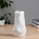 VAZ Coramics Table "Abner" bends, d = 6x4cm h = 17 cm, white