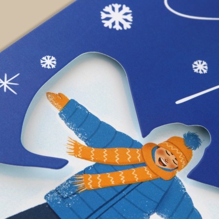 Postcard "Happy New Year!", 12 x 18 cm, New Year-6