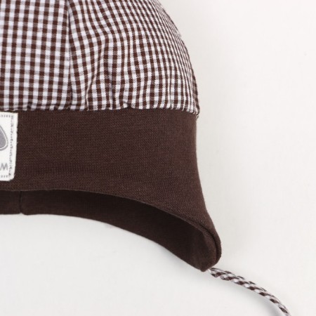 Children's hat, brown color, size 46-48-1