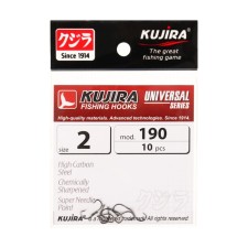 Hooks Kujira Universal 190, color BN, No. 2, 10 pcs.