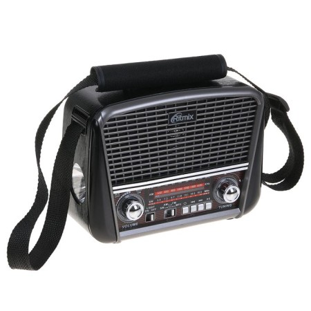 RITMIX RPR-065 Gray radio, mp3 player function, lantern-4