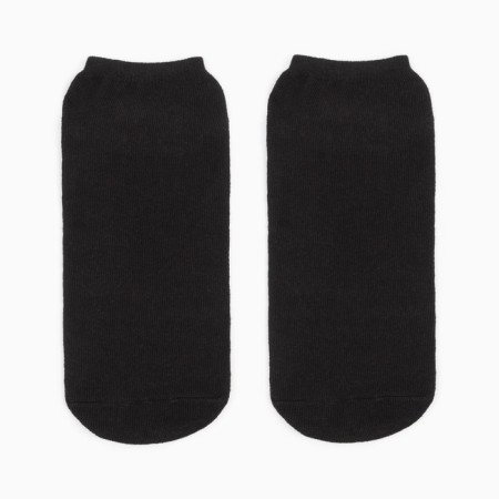 Women's socks anti-slip, black color, size 23-25 ​​(36-40)-1