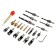 A set of drills with a tundra zenkovka, hexagonal and round shanks, 23 pcs.