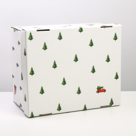 Folding box "New Year", 31.2 x 25.6 x 16.1 cm, New Year-4