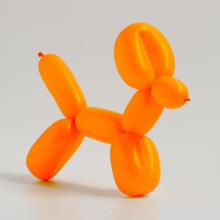 A ball for tweeting latex 150 ", standard, set of 100 pcs., Orange color