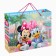 Gift Pack Laminated with sparkles "The most cool girl!" Minnie Maus40x31x11.5cm