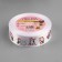 Satin ribbon "Penguins", 25 mm, 23 ± 1 m, white/red/black color