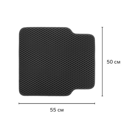 EVA carriers of car, universal, XL (jeep, minivan), edging, black, set-2