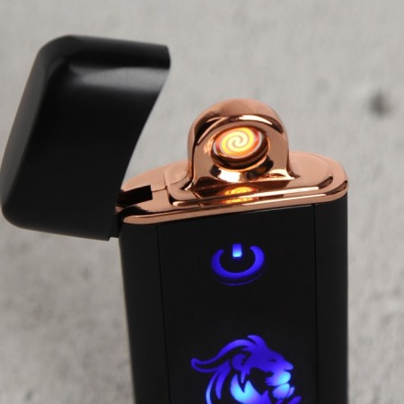 Electronic lighter "Real Man", 3 x 7.5 cm.-5
