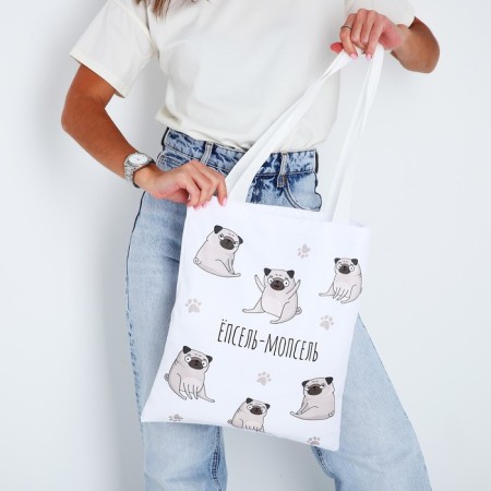 Bag Schoper "POPS" 35x0.5x40 cm, Department without lightning, without lining, white-6