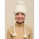 Children's hat, size 51-52, milk color