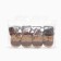 The boots are tall with a stocking, set 4 pcs, size 5 (sole 5.5 x 5 cm), brown