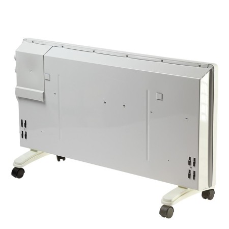 Resanta heater OK-2500, convector, 2500 watts, 25 m², wheels, white-2