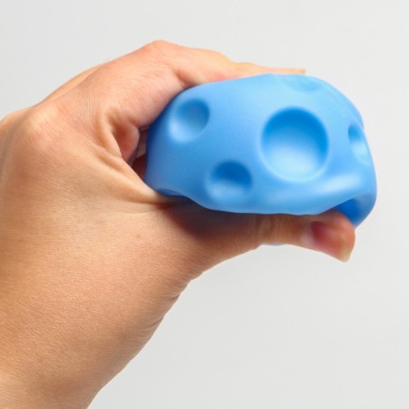 Gift set of developing, tactile balls of crumb I am a “magic star” 5 pcs., Blue color-5