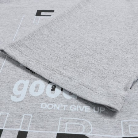 T -shirt male, gray color, size 48-6