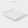 Plate porcelain square share "Susan", 26.5 × 26.5 cm, white color